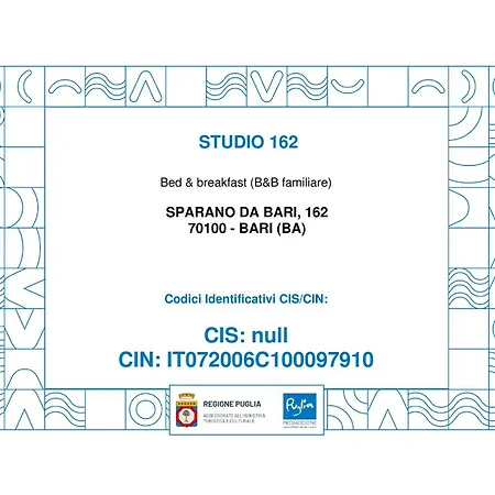 Bed & Breakfast 162 Bari