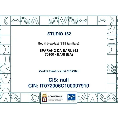 Bed & Breakfast 162 Bari